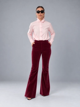 SPODNIE  BURGUNDY No.1